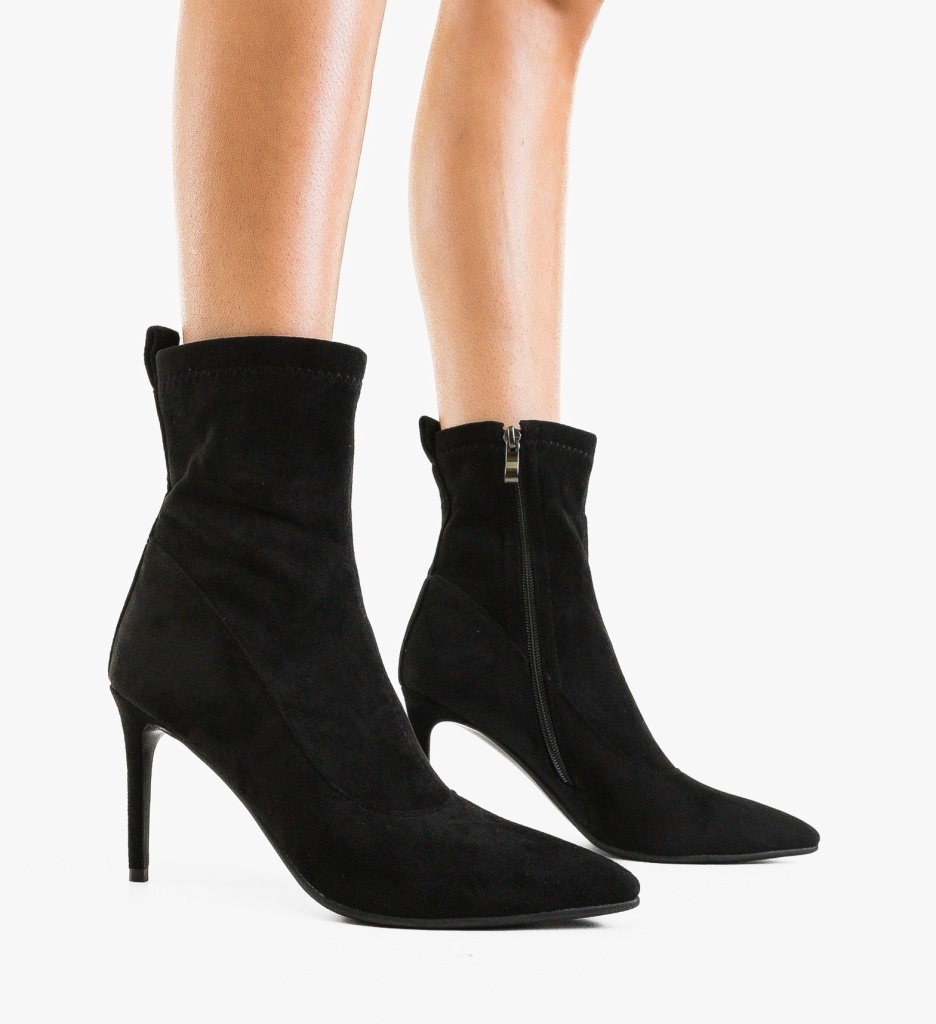 Botine Dama Zasa Negre - Eleganță și Confort