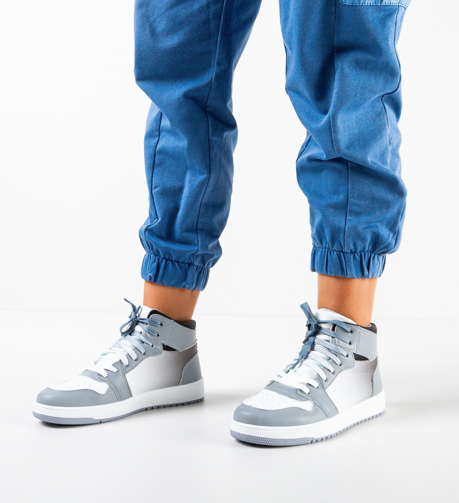 Sneakers Dama Galvan Gri - Confort & Stil - imagine 2