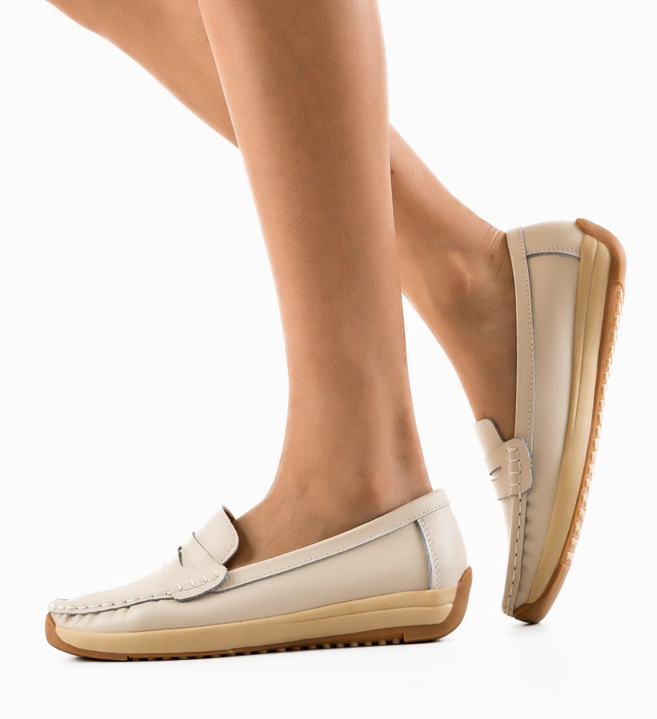 Pantofi Casual Uyteu Bej | Confort & Stil - imagine 5