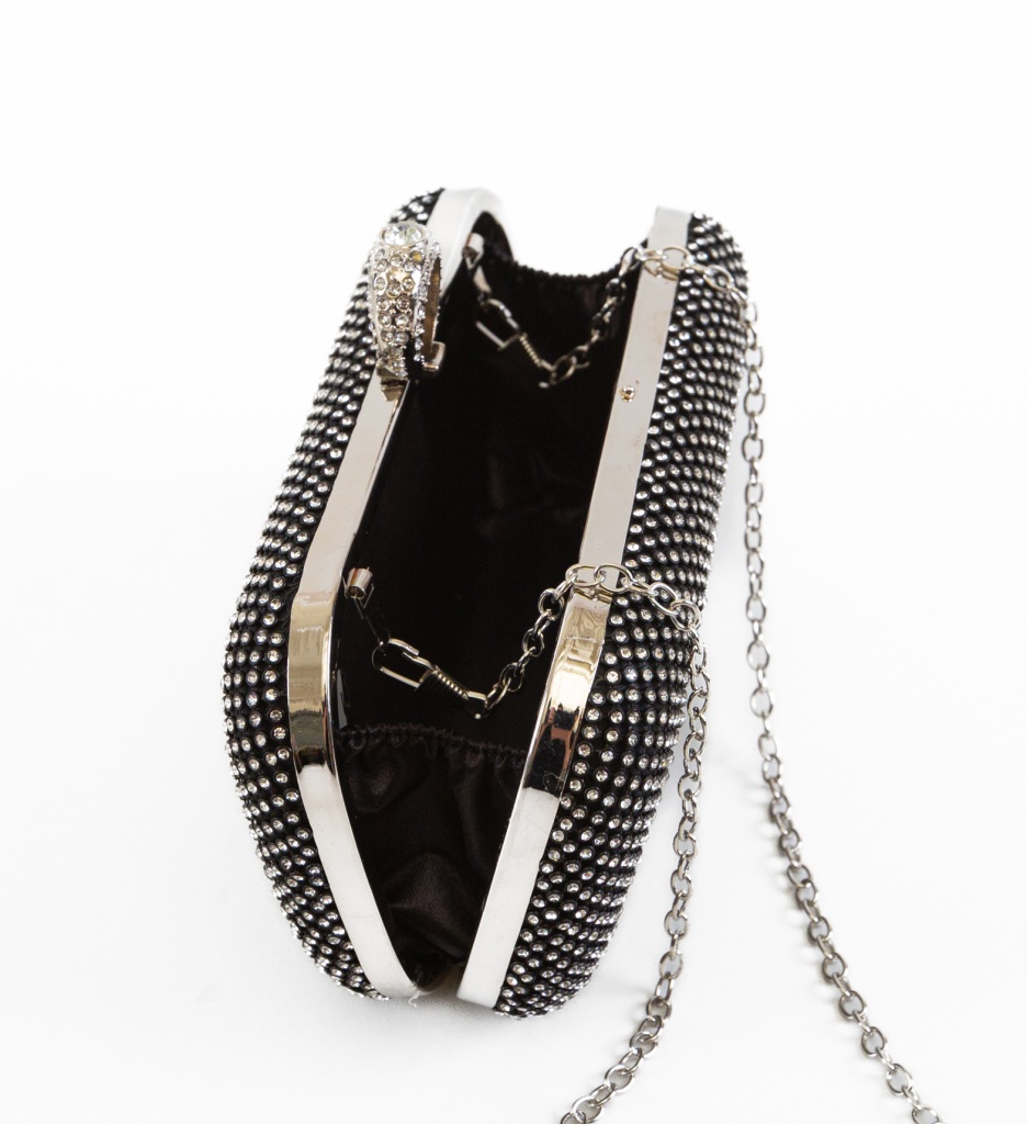 Geanta Plic Neagra Klinkar | Stil Elegant - imagine 6