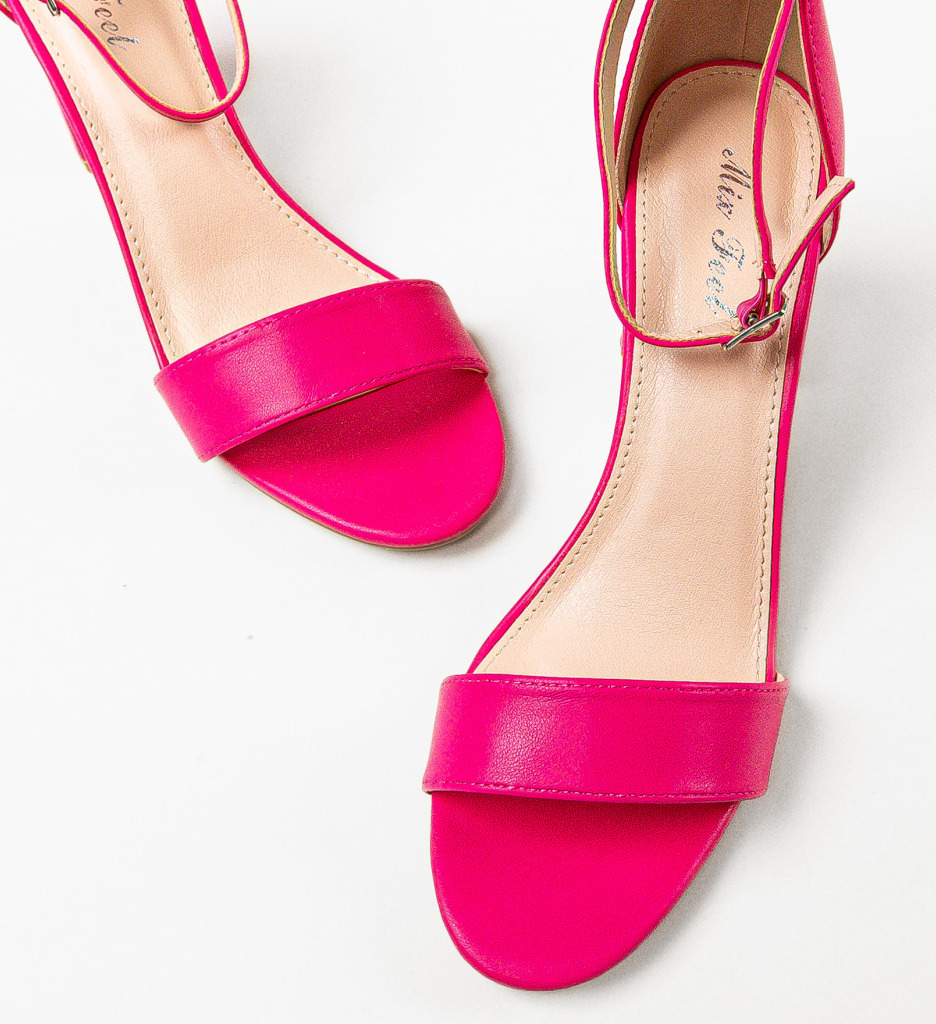 Sandale Toc Simba Fuchsia - Eleganță și Stil - imagine 9