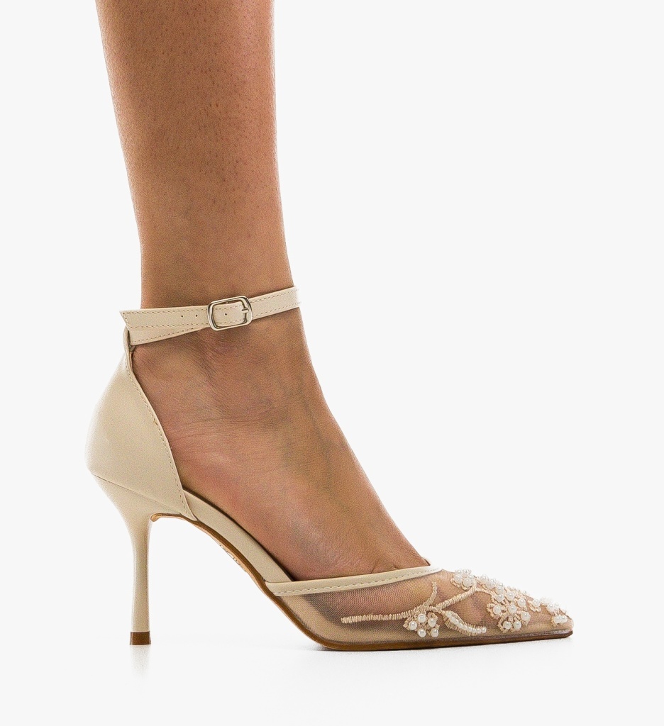Pantofi dama Sammey Bej Eleganți