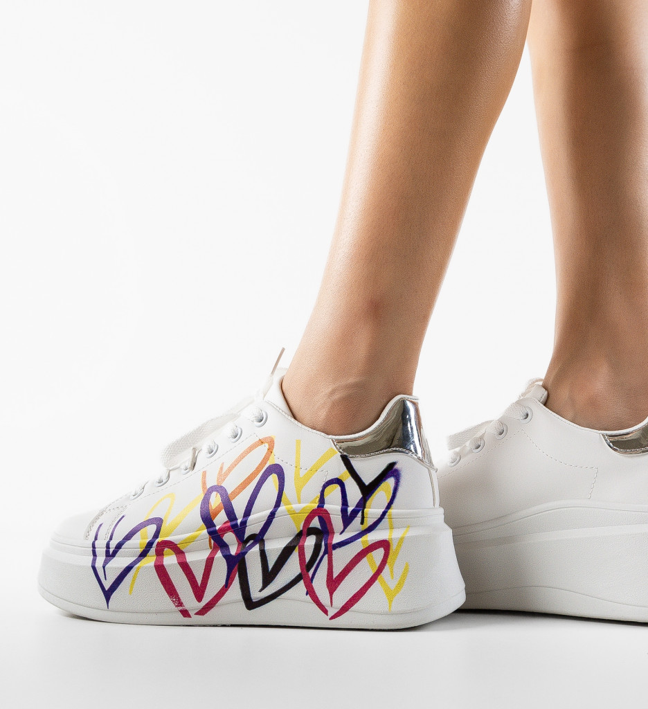 Sneakers Argentina Argintii | Confort și Eleganță - imagine 3