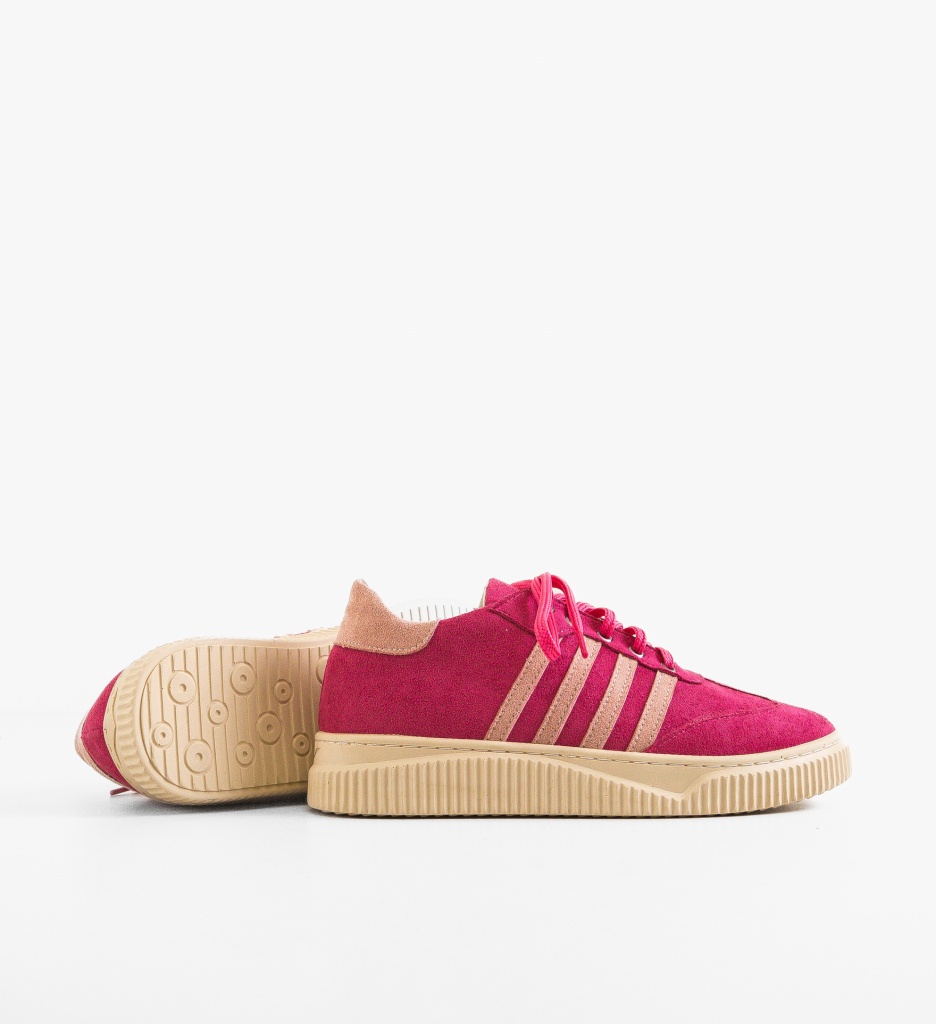 Sneakers Dama Crimson Fuchsia - Confort și Stil - imagine 4