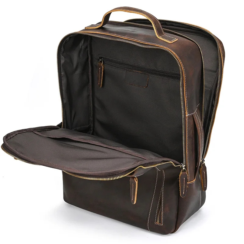 Rucsac Barbati Picadili Piele Naturala Maro GT3318 - imagine 2