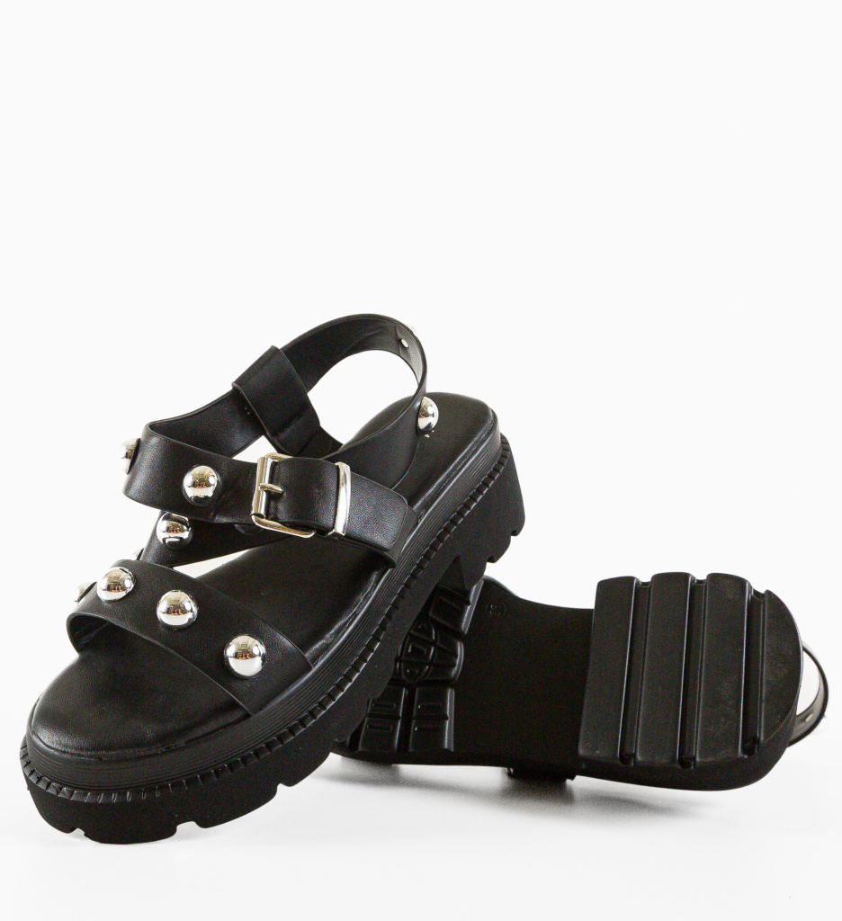 Sandale Spotor Negre | Eleganță și Confort - imagine 6