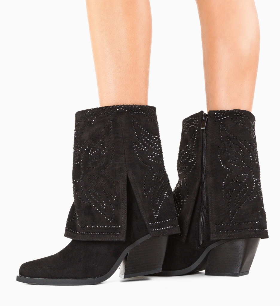 Botine Dama Eaton Negre | Stil și Eleganță - imagine 3