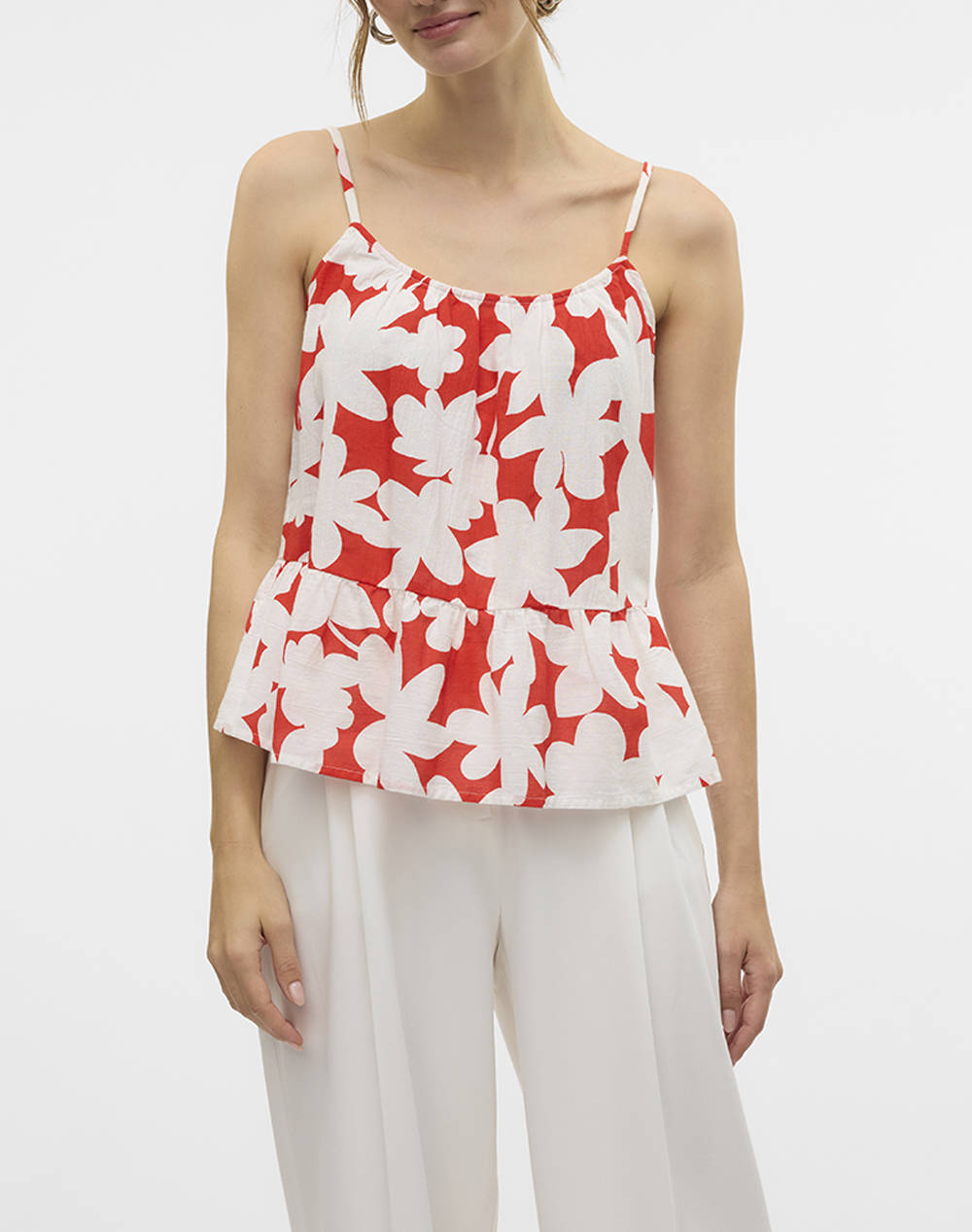 Vero Moda Top Bumbac Organic Decolteu Patrat