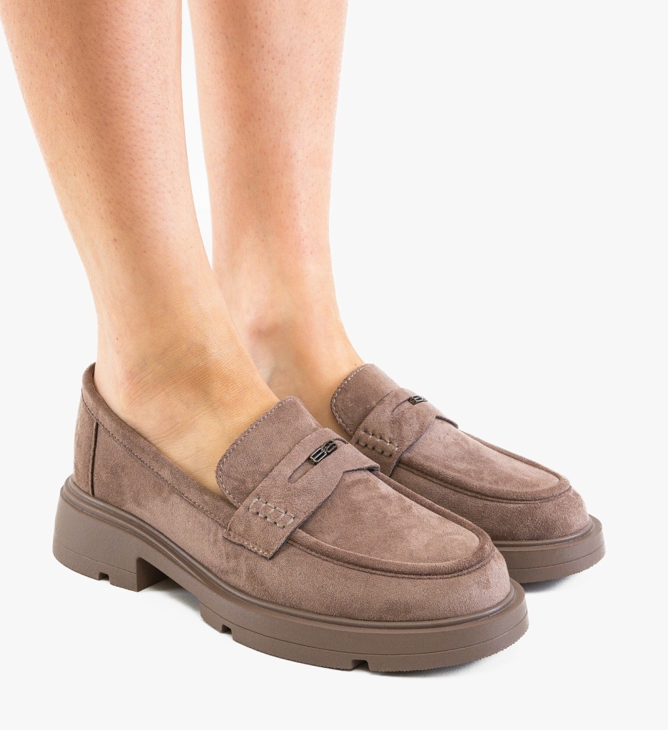 Pantofi Casual Dama Corsera Khaki | Confort Stilat - imagine 2