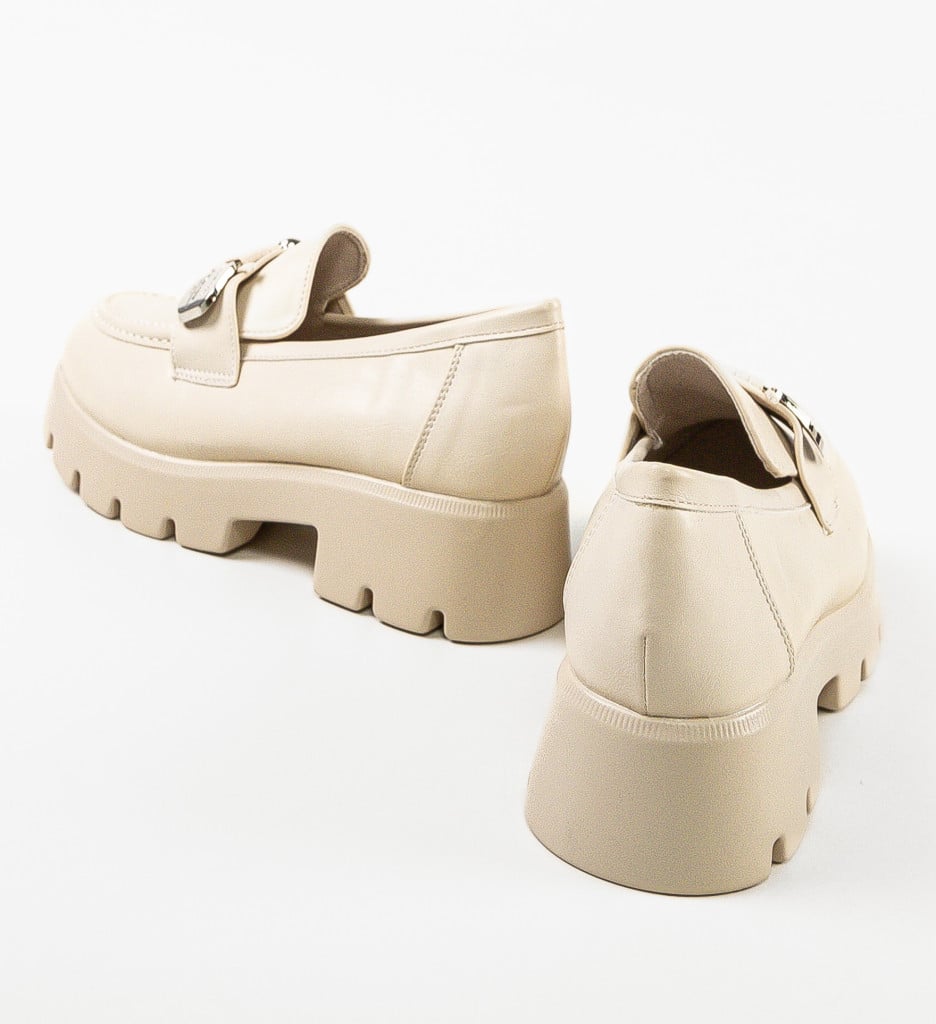 Pantofi Ashweather Casual Confort Bej - imagine 14