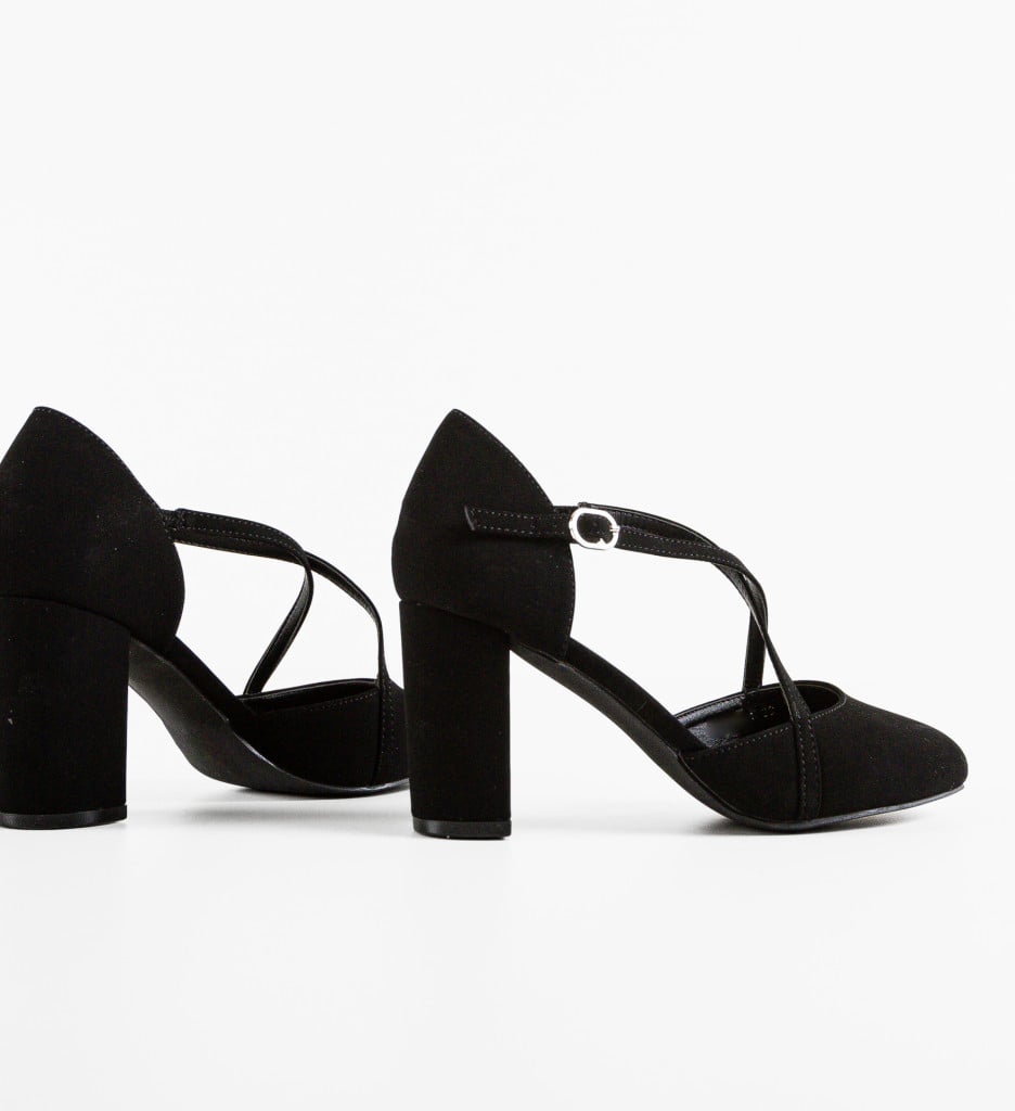 Pantofi cu Toc Enora Negri - Eleganți și Confortabili - imagine 10