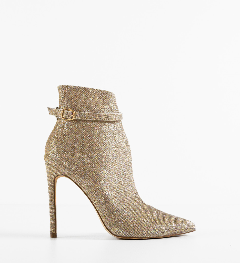 Botine Dama Fleur Aurii - Eleganță și Stil - imagine 5
