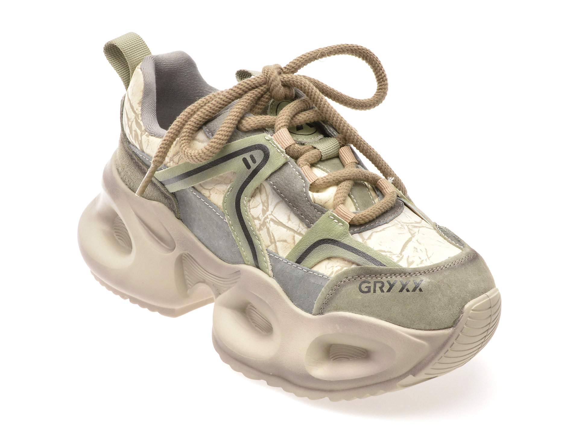 Pantofi GRYXX Piele | Stil și Confort Urban, Gri