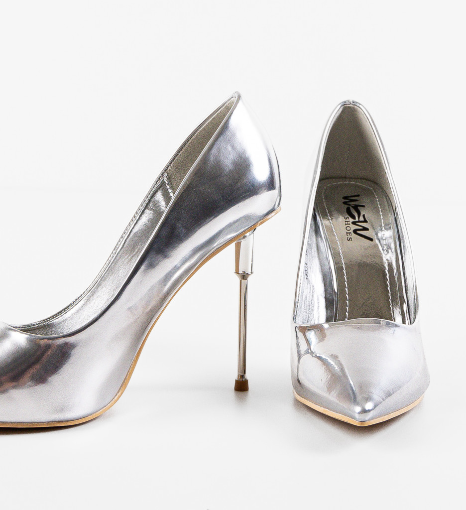 Pantofi Pascar Argintii - Eleganță și Stil - imagine 9