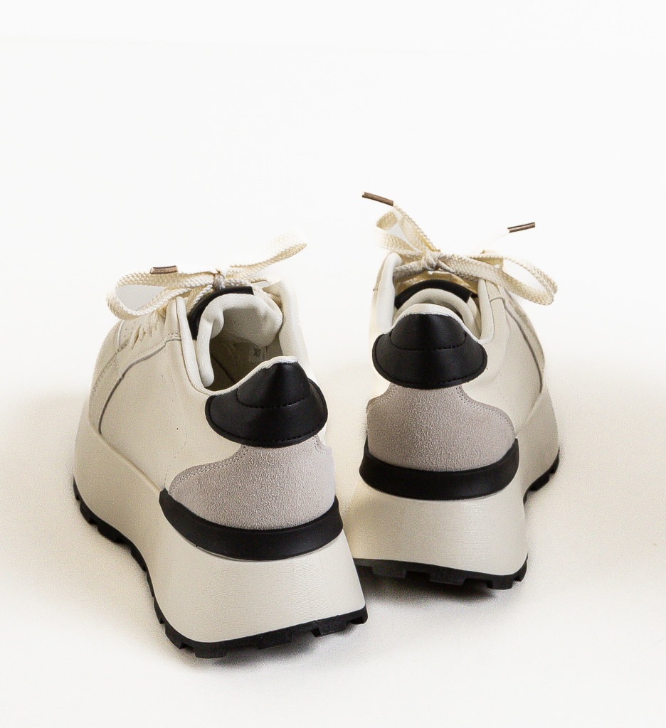 Reqa Sneakers Dama Bej | Confort & Stil - imagine 7