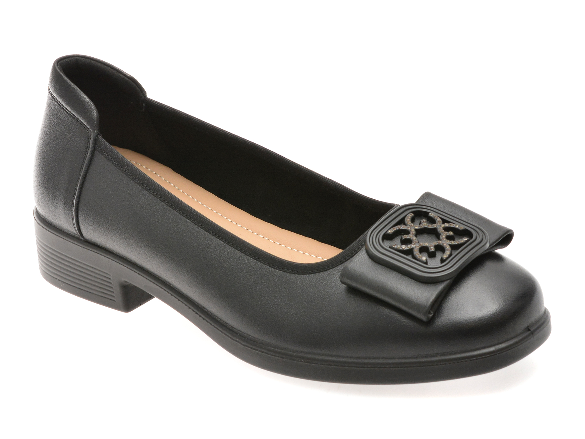 Balerini IMAGE Piele Naturală Negri