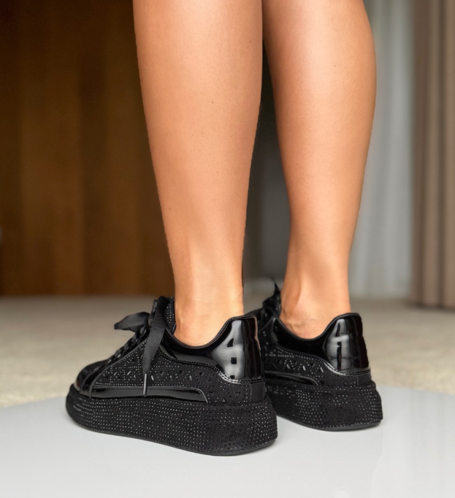Sneakers Dama Pepe Negri | Stil și Confort - imagine 3