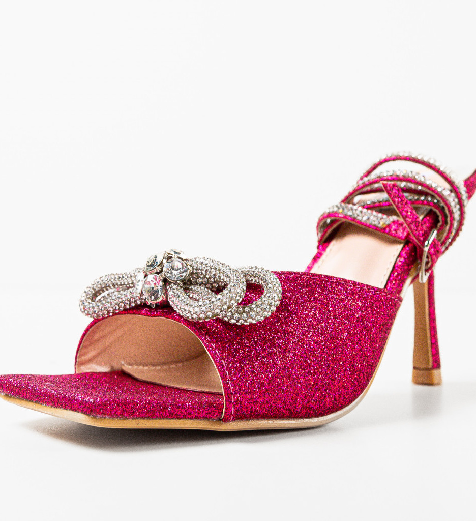 Sandale Toc Joao Fuchsia | Eleganță și Stil - imagine 8