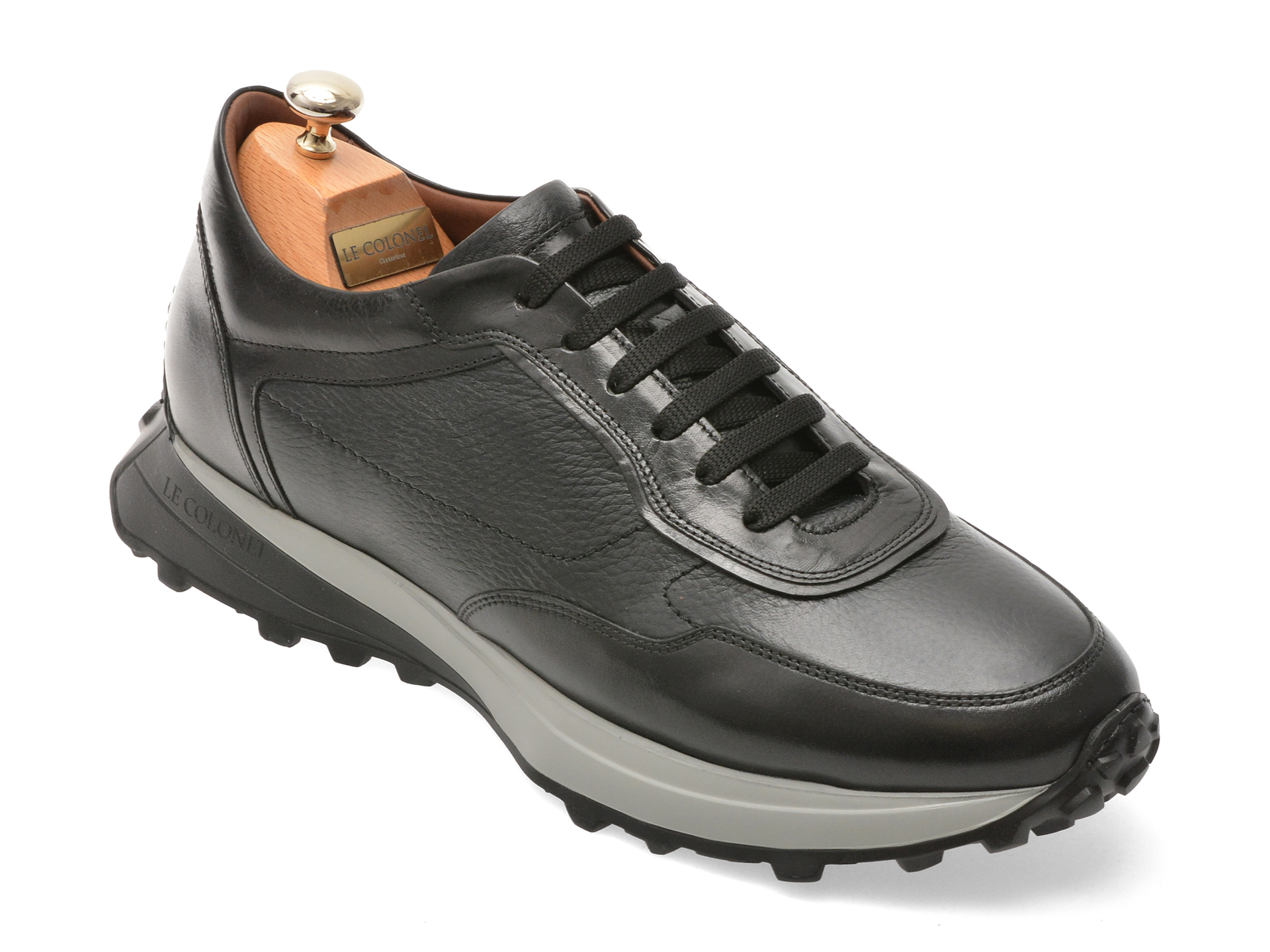Pantofi Sport LE COLONEL Negri - Piele Naturală