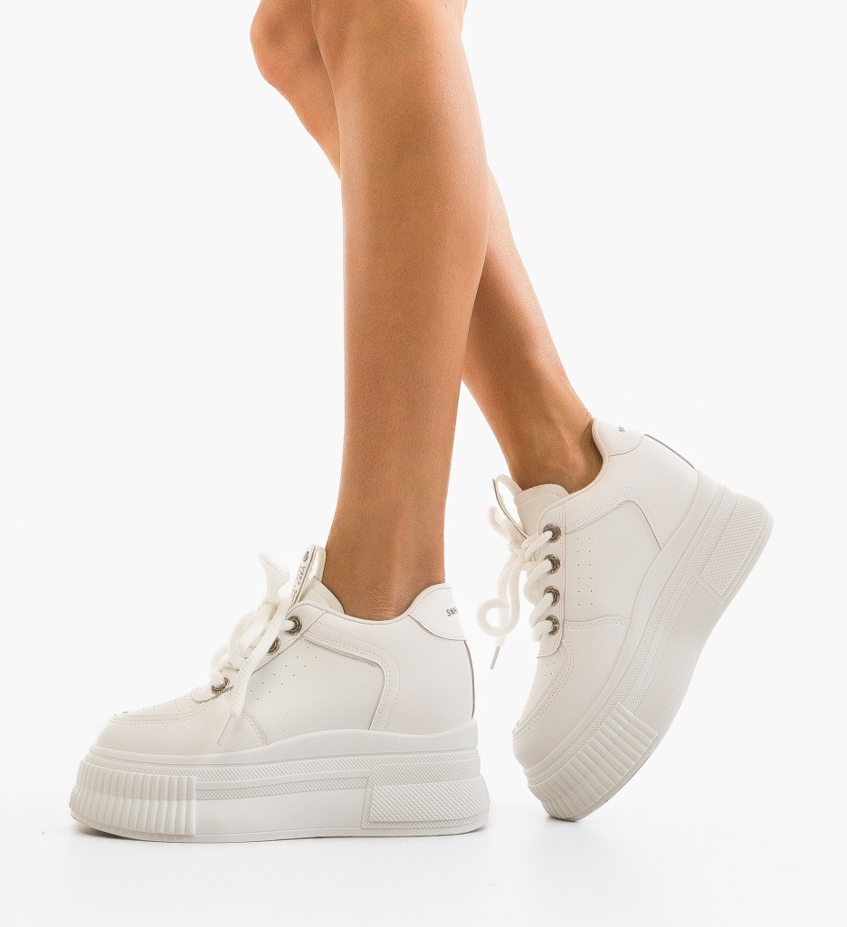 Sneakers Dama Shang Albi | Confort și Stil - imagine 3