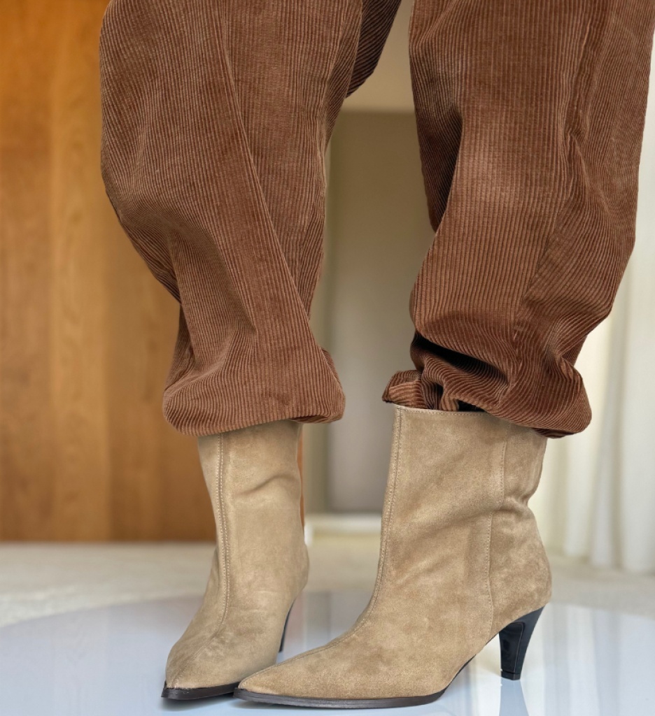 Botine Dama Abble Bej - Eleganță și Confort - imagine 2
