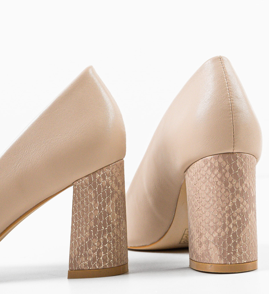 Pantofi Tuka Nude - Eleganță și confort - imagine 7
