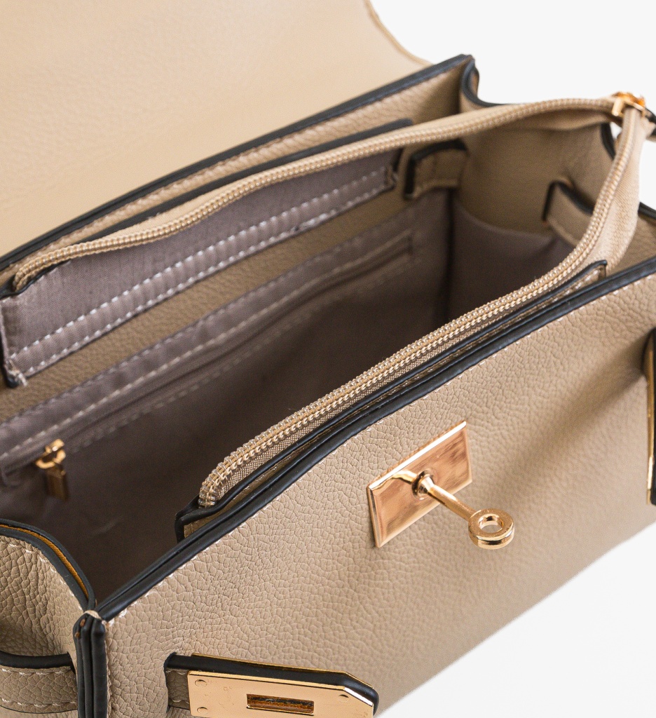 Geanta Hyny Khaki | Eleganta si Stil Modern - imagine 8