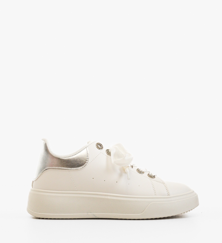 Sneakers Dama Purlam Albi - Confort și Stil - imagine 6