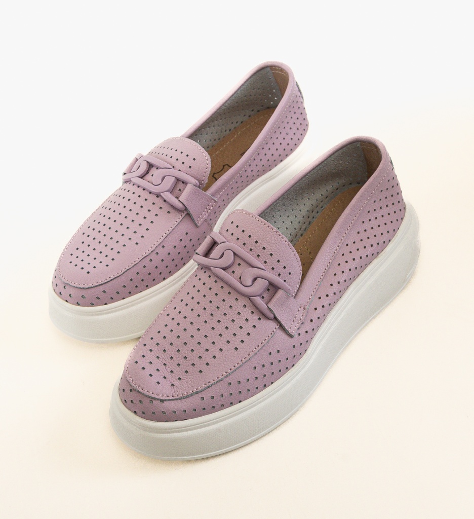 Pantofi Casual Lezzer Mov - Confort și Stil - imagine 4