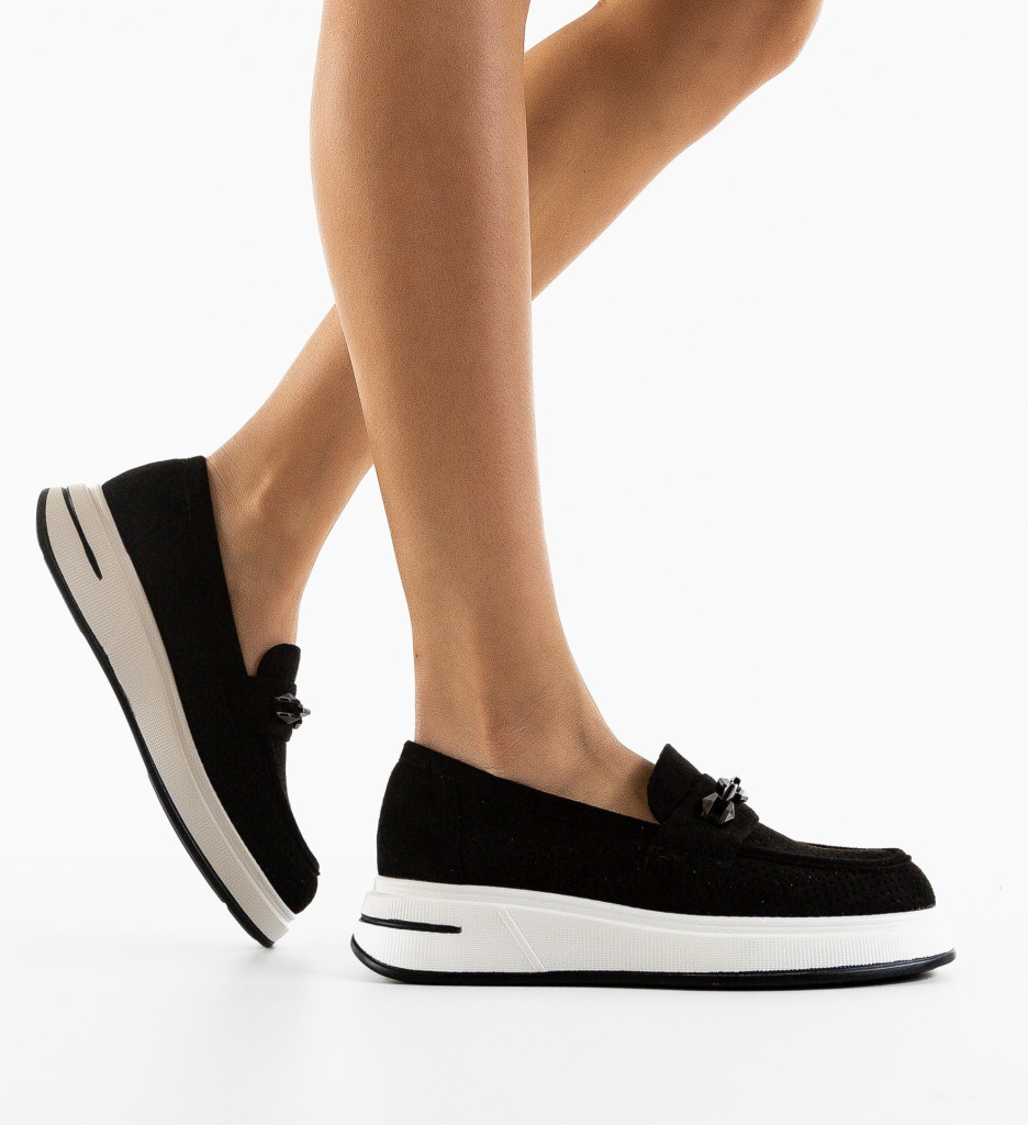 Pantofi Casual Moguly Negre - Confort și Stil - imagine 3