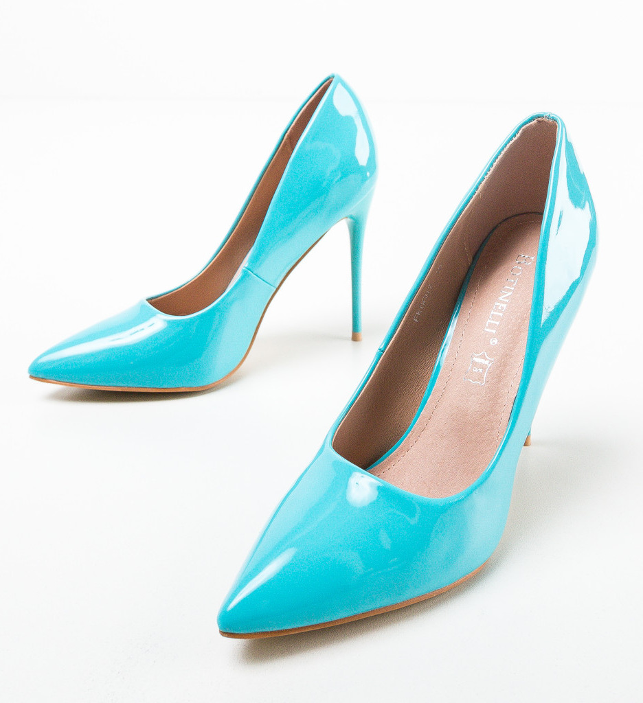 Pantofi cu Toc Telio Albastri - Eleganță Asigurată - imagine 6