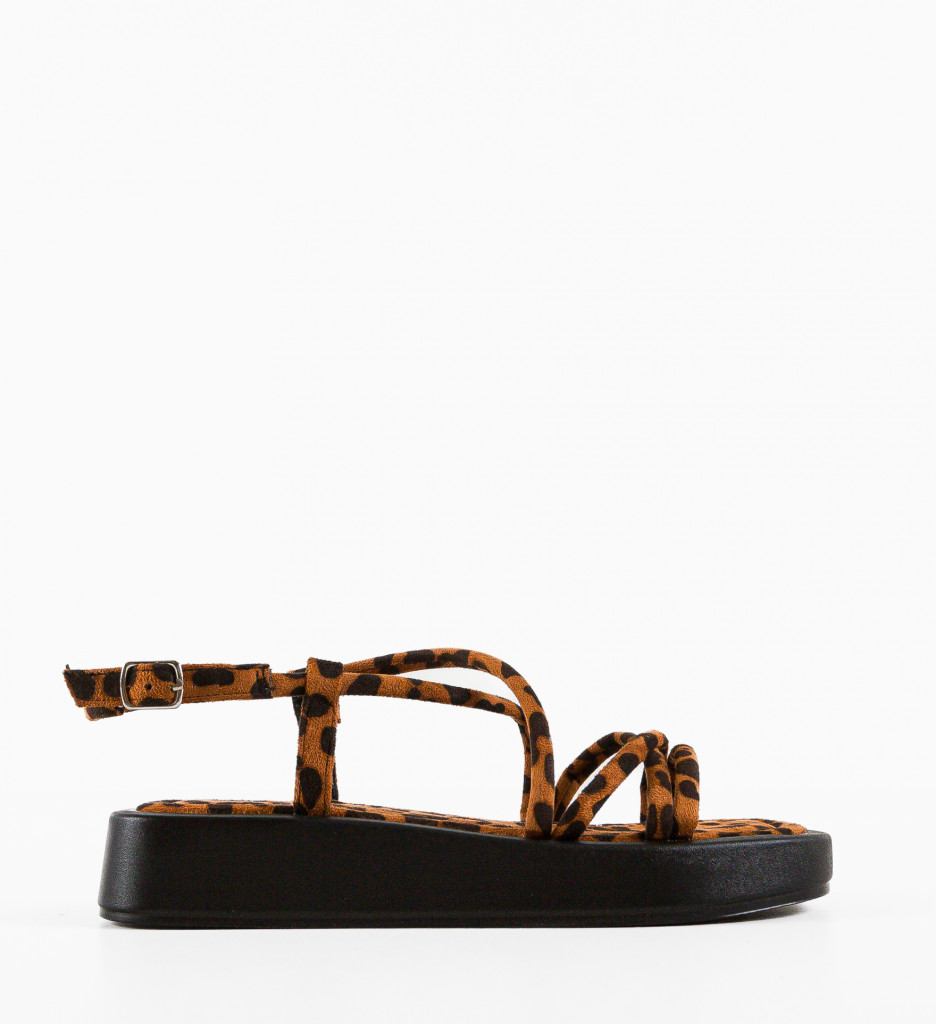 Sandale Dama Ayers Animal Print - Eleganță și Stil - imagine 4