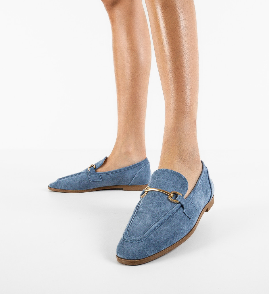 Pantofi Casual Dama Jenet Albastri - Confort și Stil - imagine 6