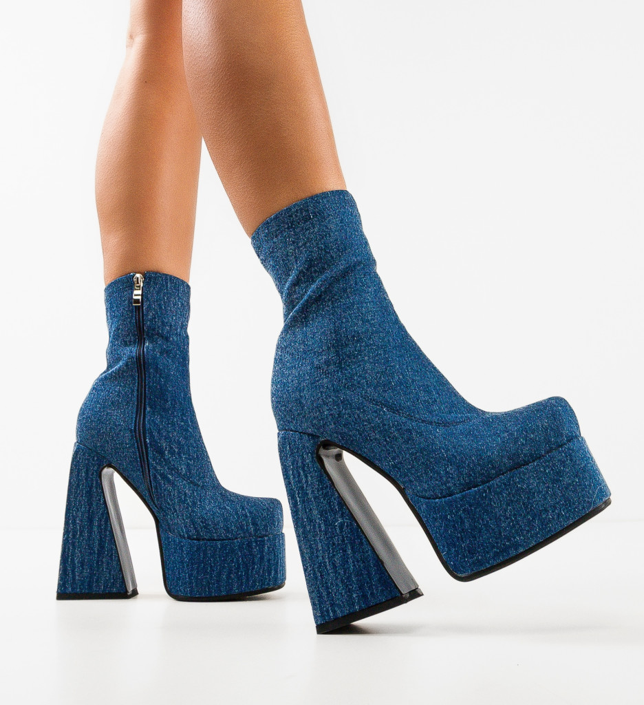 Botine Huron Albastre - Stil și Confort - imagine 9