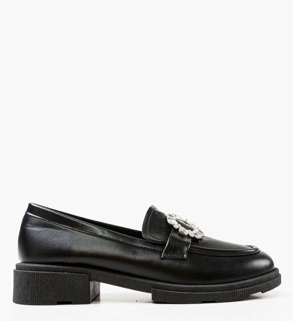 Pantofi Casual Dama Iezabel Negri Confort - imagine 4