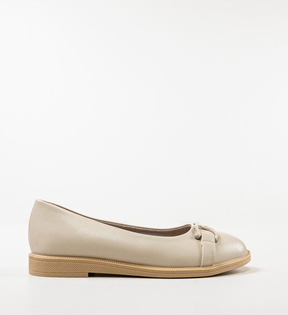 Pantofi Casual Dama Starry Bej - Confort & Stil - imagine 5