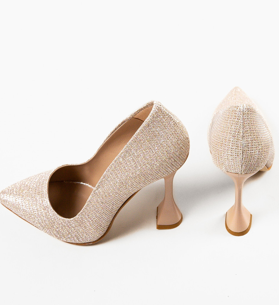 Pantofi Heda Aurii - Eleganță și Stil - imagine 8