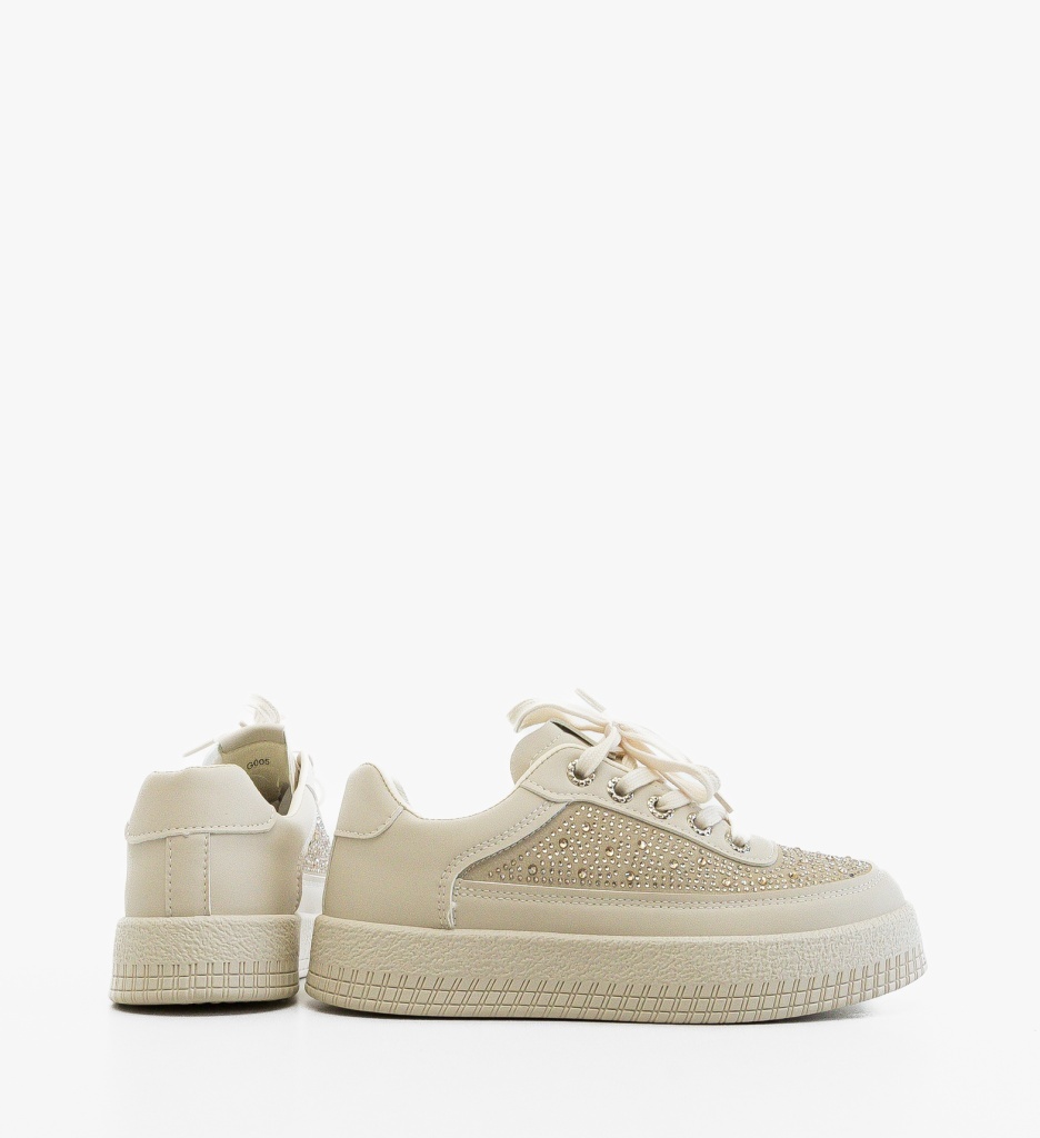 Sneakers Dama Yahay Bej | Confort și Stil - imagine 3