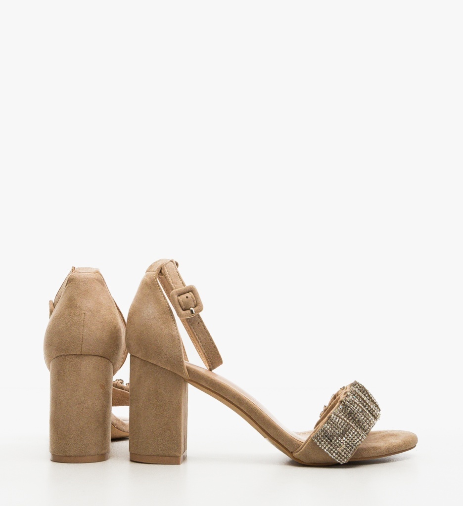 Sandale cu Toc Dydysh Bej – Eleganță și Confort - imagine 3