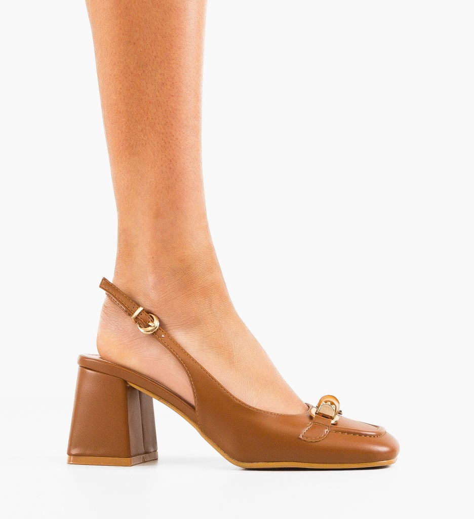 Pantofi Nasee Camel - Eleganță și Stil - imagine 7