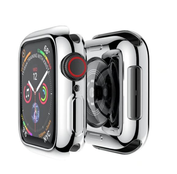 Carcasă Apple Watch Argintiu | Bumper Protecție