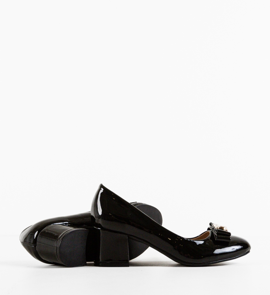 Pantofi cu Toc Ladymaz Negri | Eleganți - imagine 5