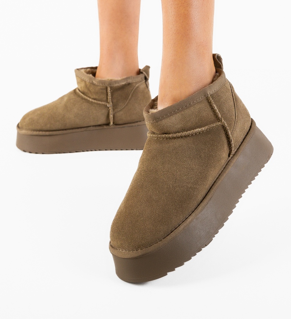 Ghete Ug Khaki - Confort și Stil Casual - imagine 3