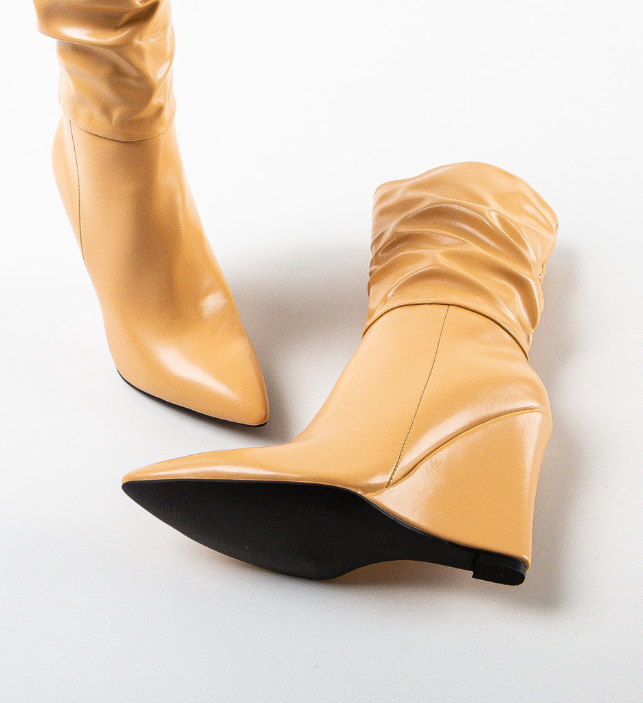 Botine Dama Freeman Bej - Eleganță și Confort - imagine 4