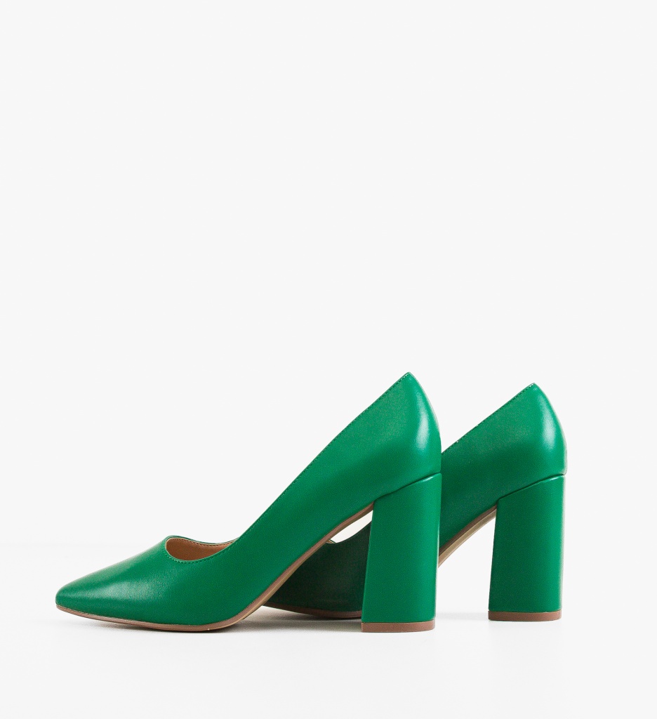 Pantofi Dama Aisha Verizi cu Toc Eleganți - imagine 5