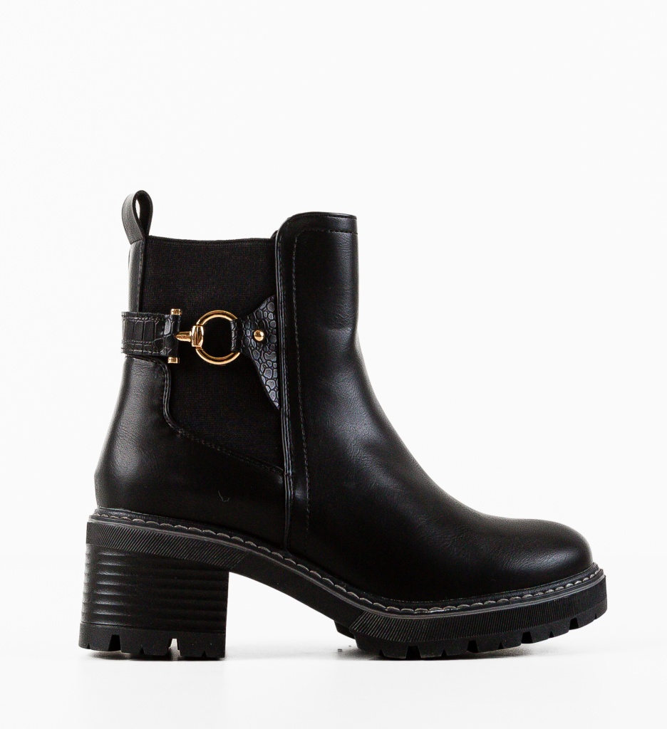 Botine Ross Dama Negre - Eleganță și Confort - imagine 4