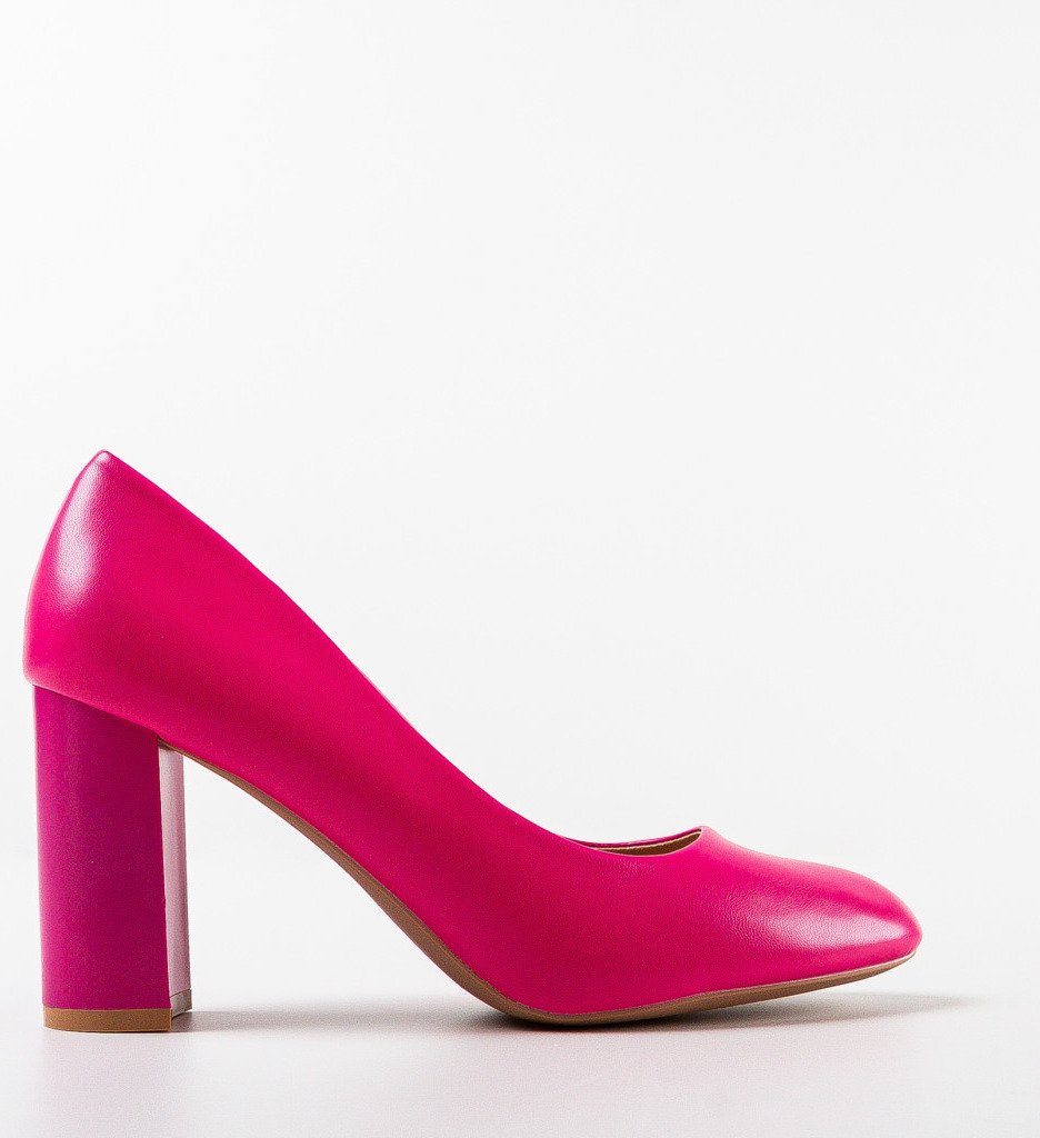 Pantofi cu Toc Buxton Fuchsia Eleganți - imagine 5