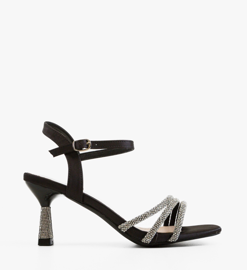 Sandale cu toc Iunna Negre - Eleganță și Confort - imagine 6