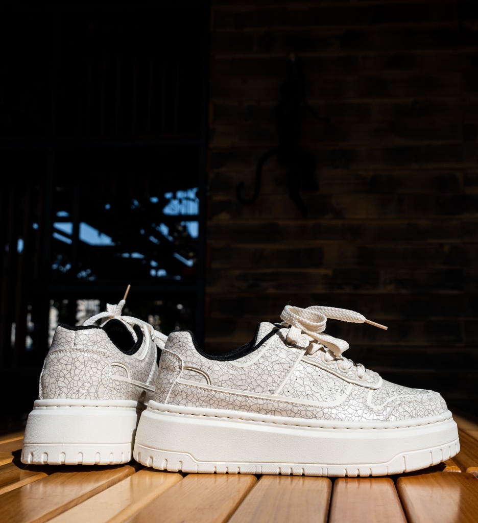 Sneakers Dama Kline Bej | Confort și Stil Urban - imagine 6