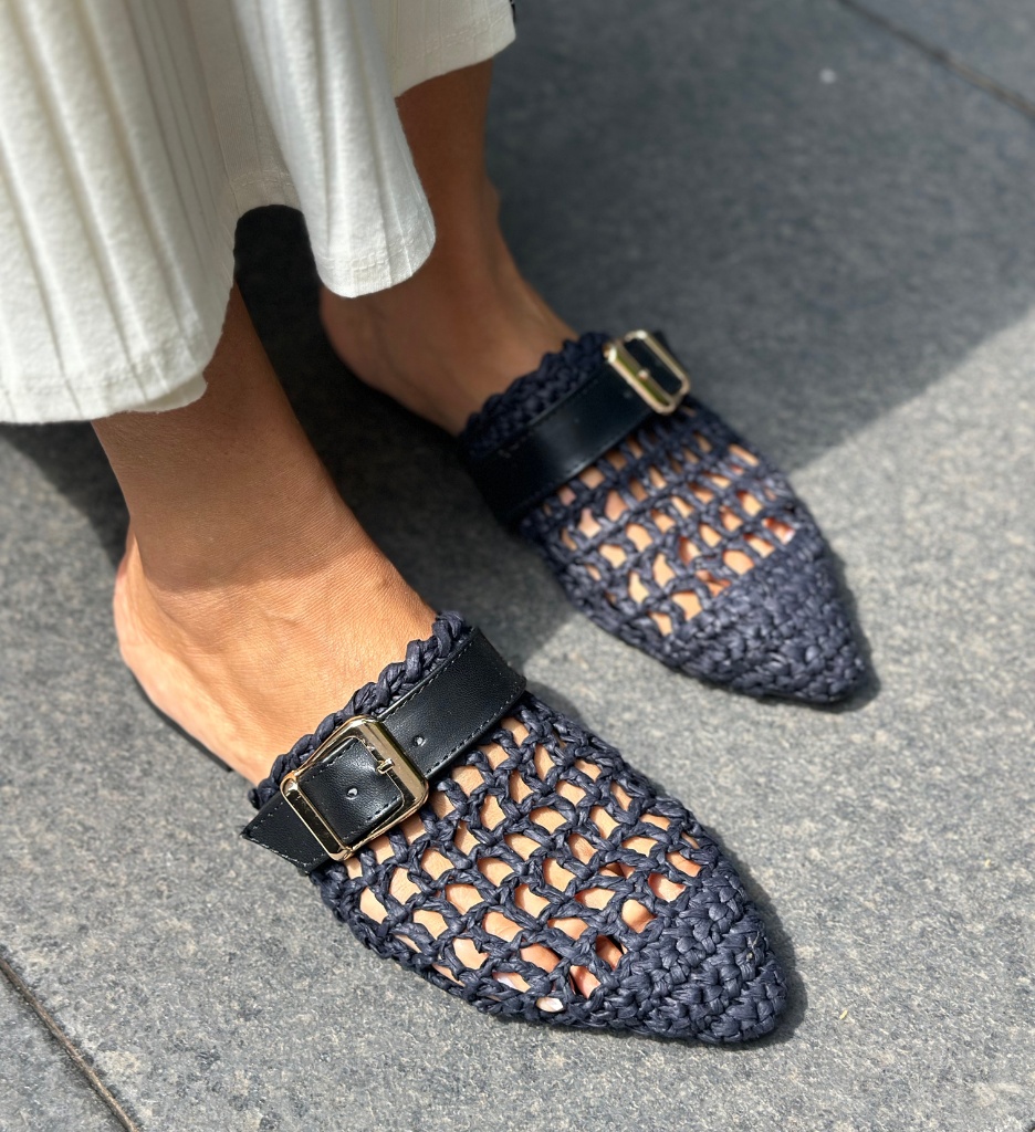 Papuci Beachy Bleumarin - Confort Vară
